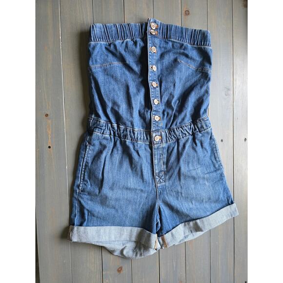 Pilcro Denim Romper - New Small - Picture 6 of 6